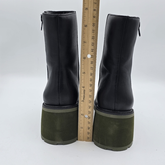 Sanctuary Primetime Leather High Heel Booties, Black, Size 8 - Picture 7 of 16